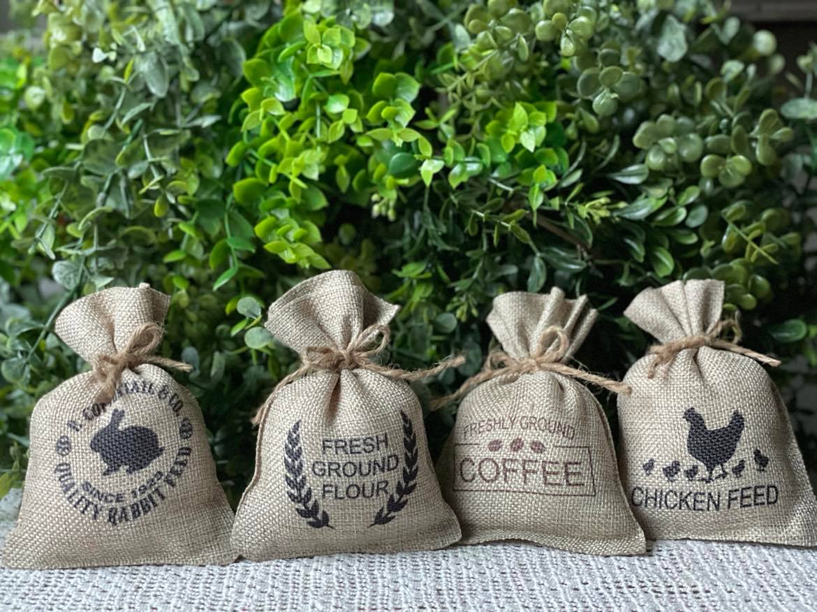 Mini Burlap Bags
