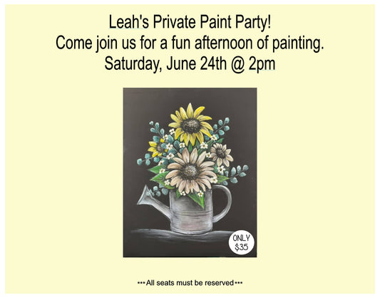 Leah's Private Paint Party