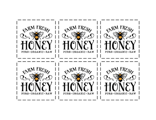 Stencils and Sign Patches for Honey Bee Gnome Set