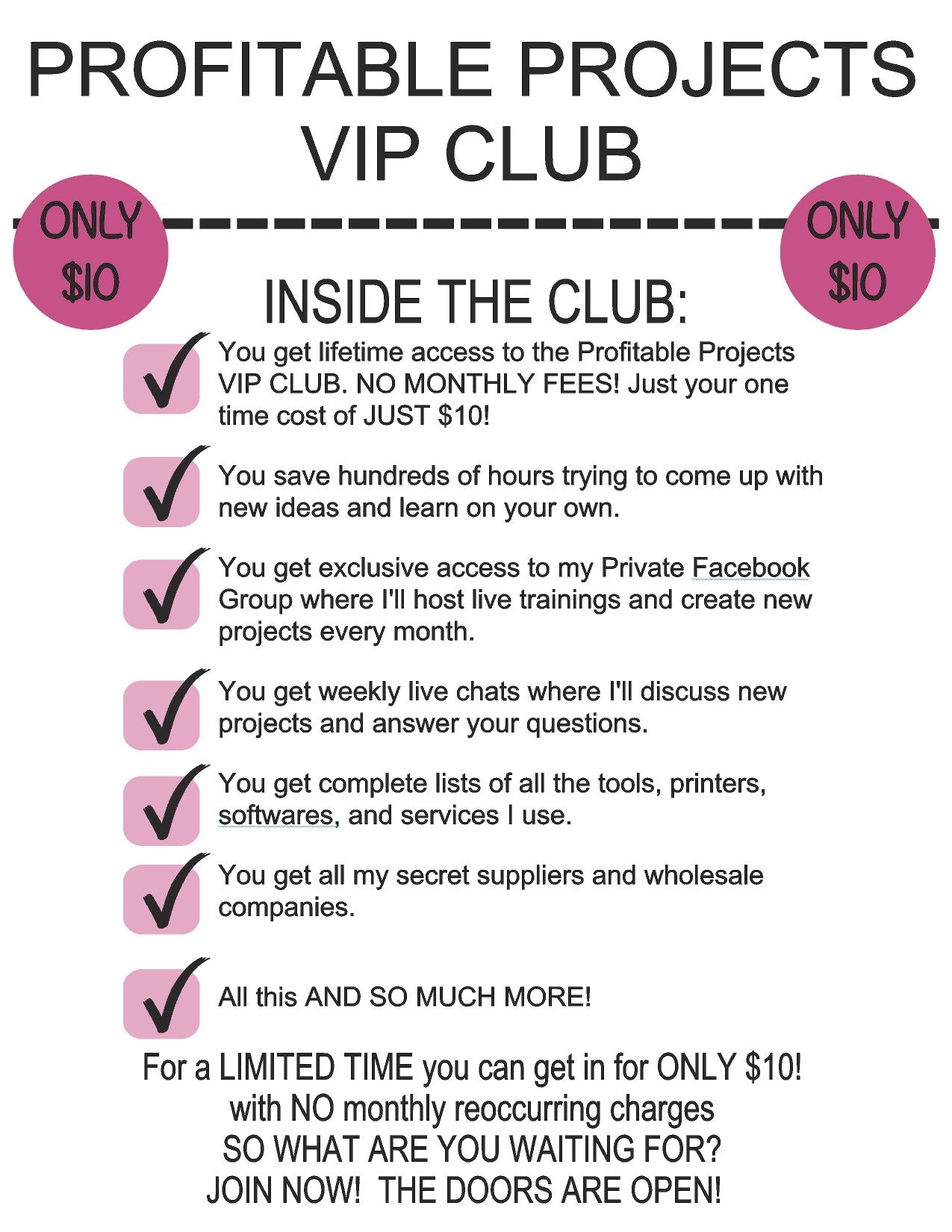 Profitable Projects VIP Club
