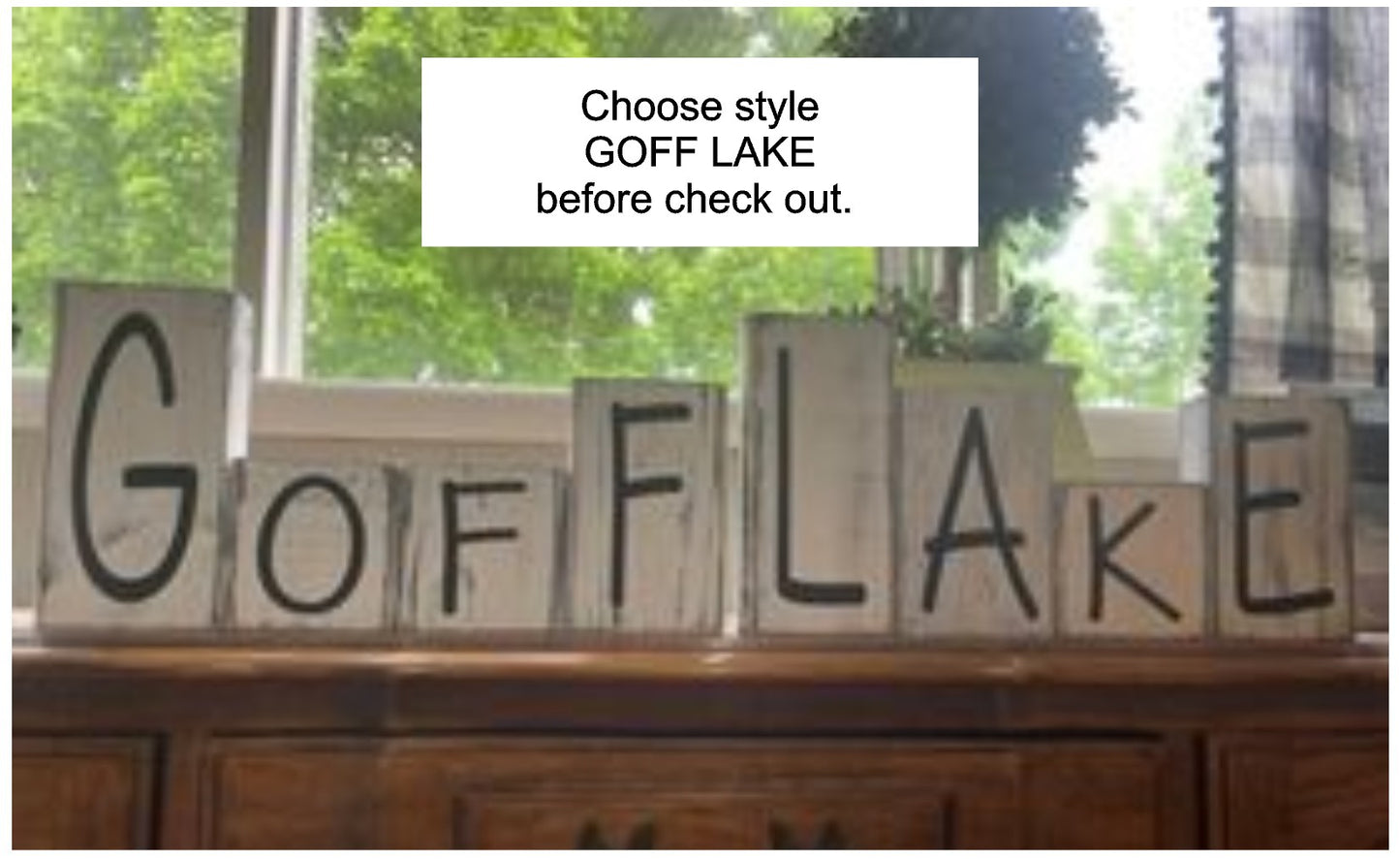 Goff Lake Personalized Block Workshop